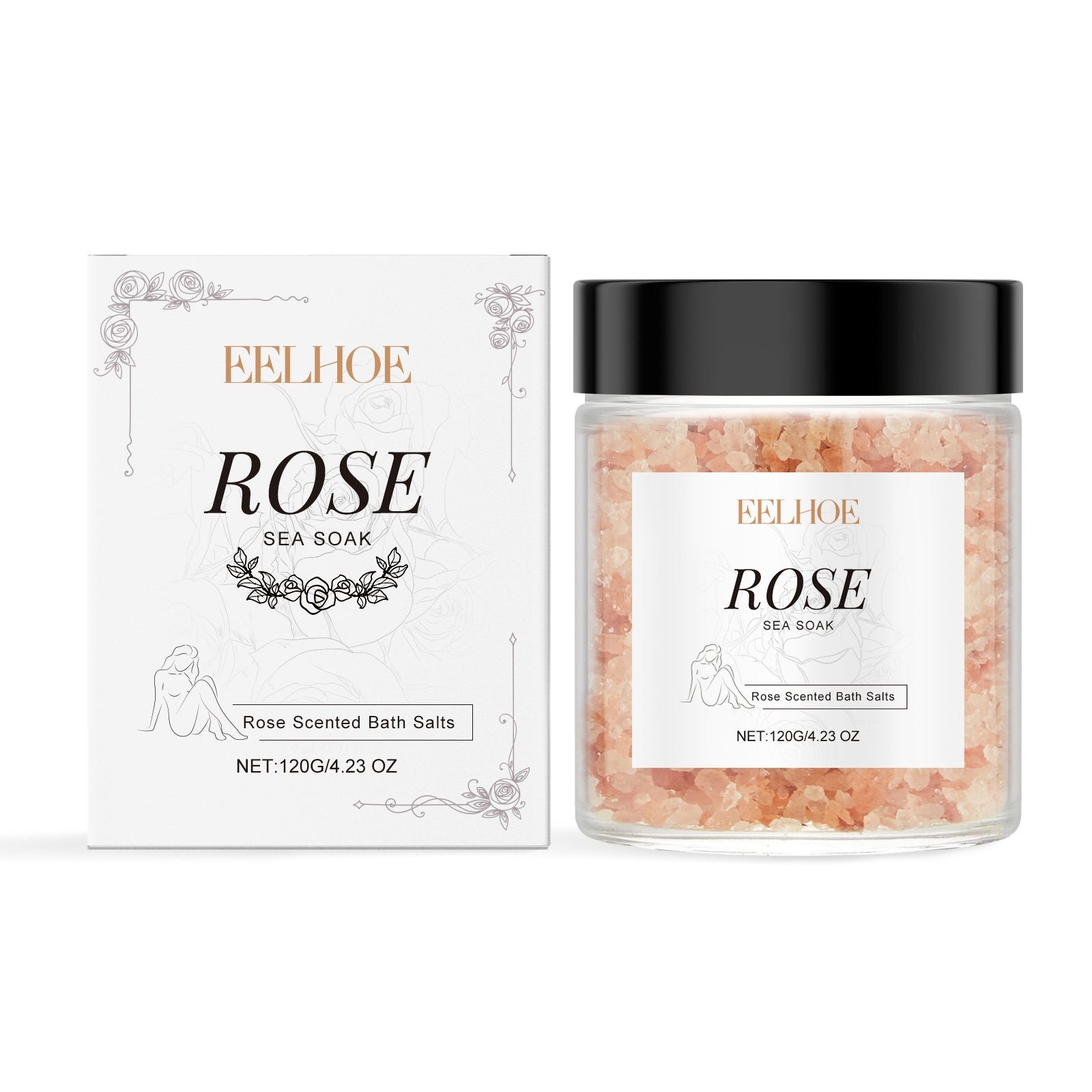 Rose Bath Mineral Salts | Softening & Nourishing