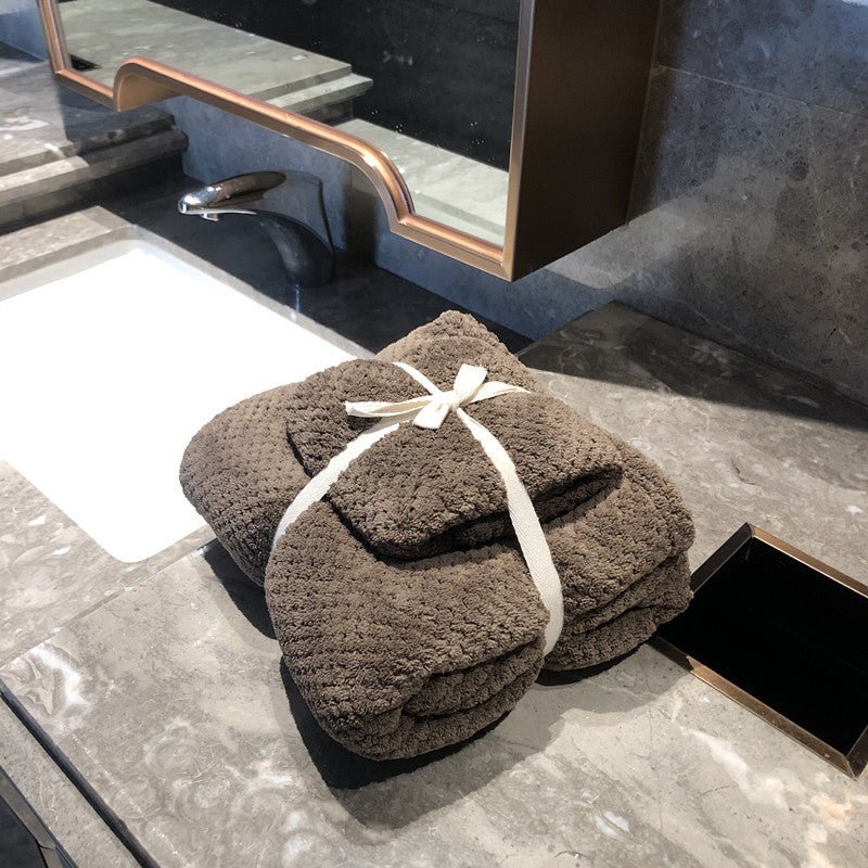 Coral Fleece Towel Set | Soft & Absorbent