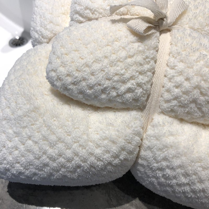 Coral Fleece Towel Set | Soft & Absorbent