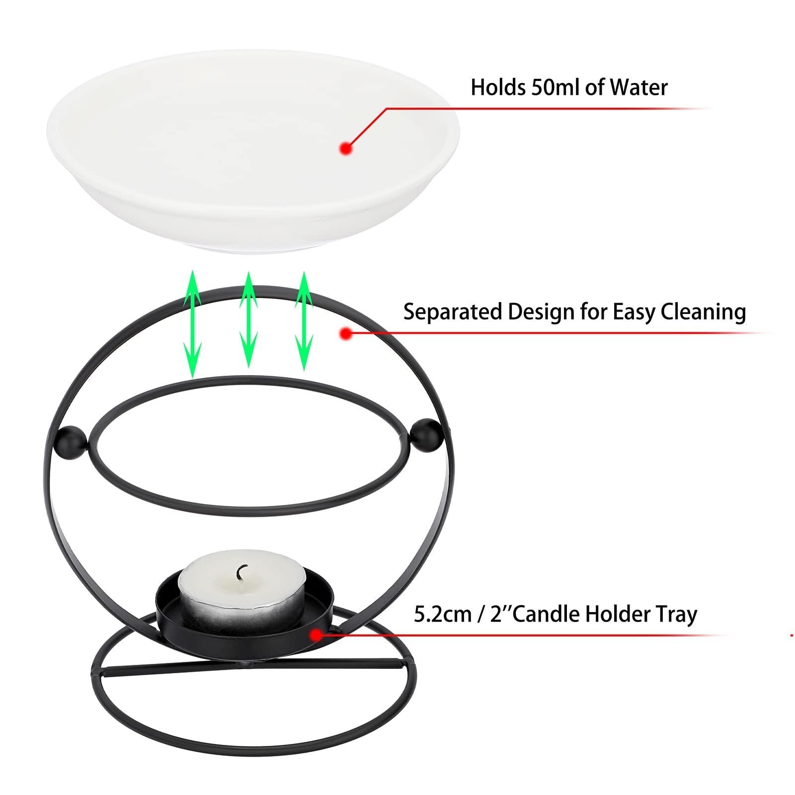 Ceramic Tealight Wax Melt & Essential Oil Warmer