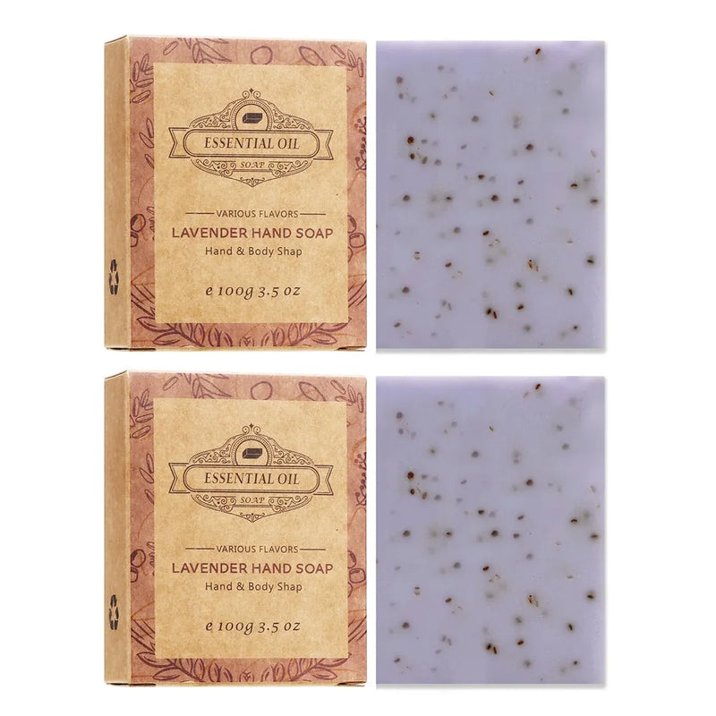 Seaweed & Lavender Scrub Soap Bar | 2-Pack
