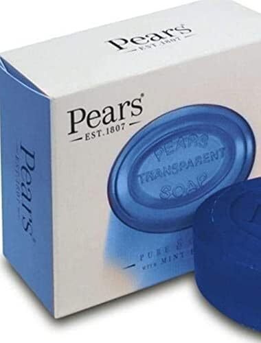 Pears Transparent Soap Bar | Mint Extracts | 100g